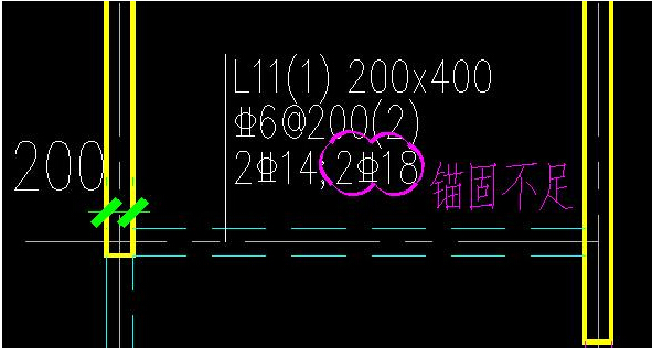 端部按鉸接計算,梁混凝土等級為c25,其需要的最小錨固長度:0.